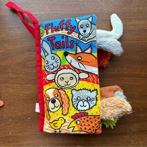 Jellycat baby book “ fluffy tail”